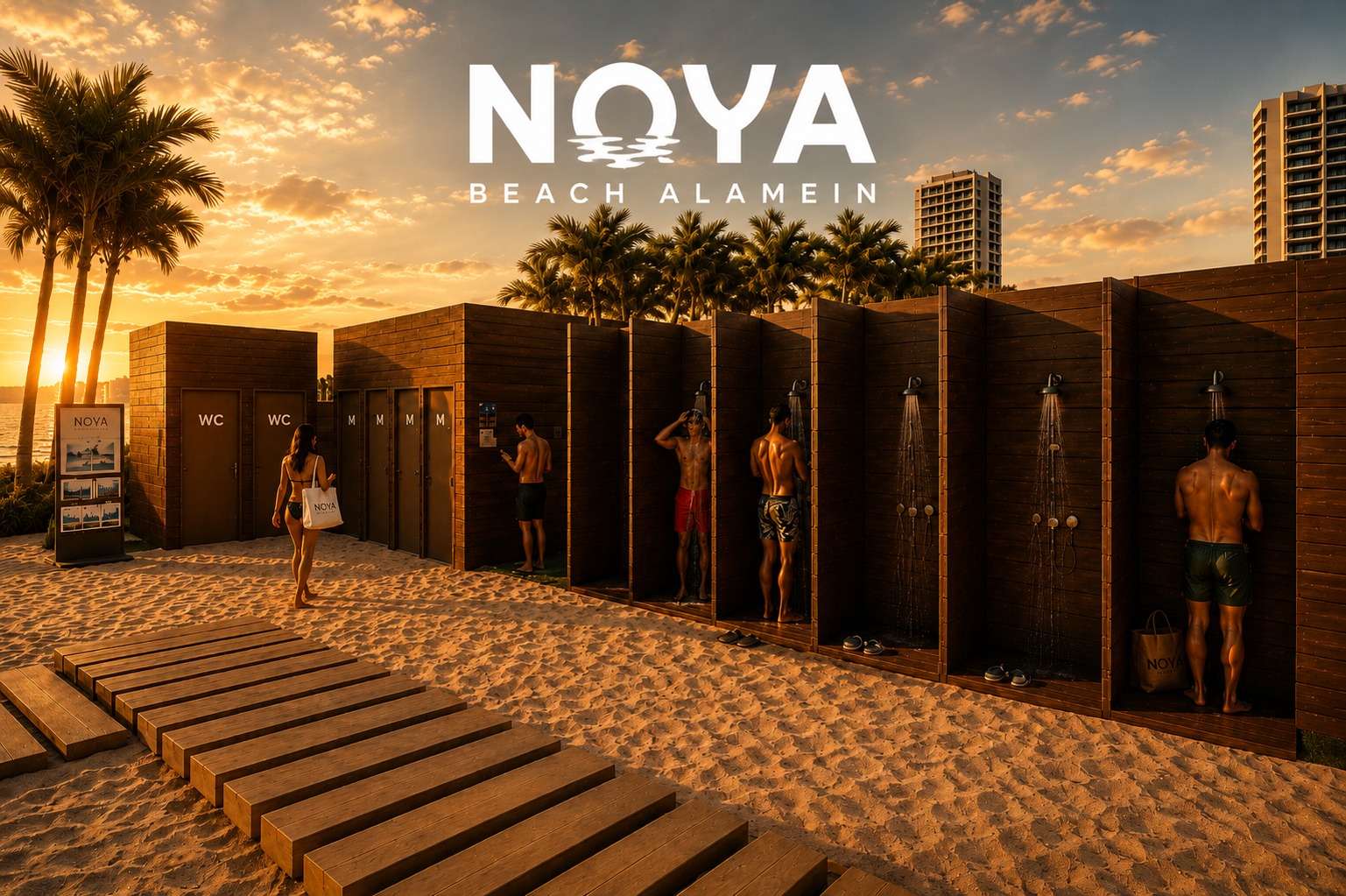 Noya Beach sunset