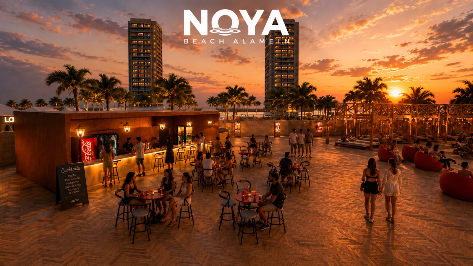 Noya Beach pool lounge